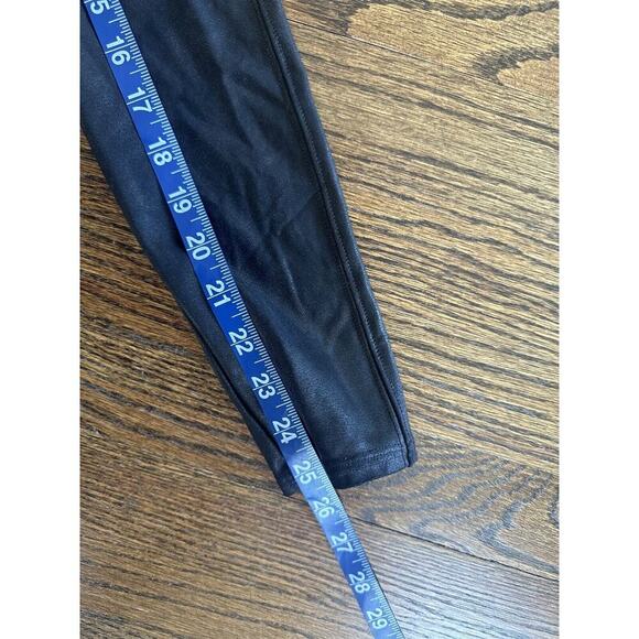 SPANX Black Faux Leather Leggings - Picture 4 of 8